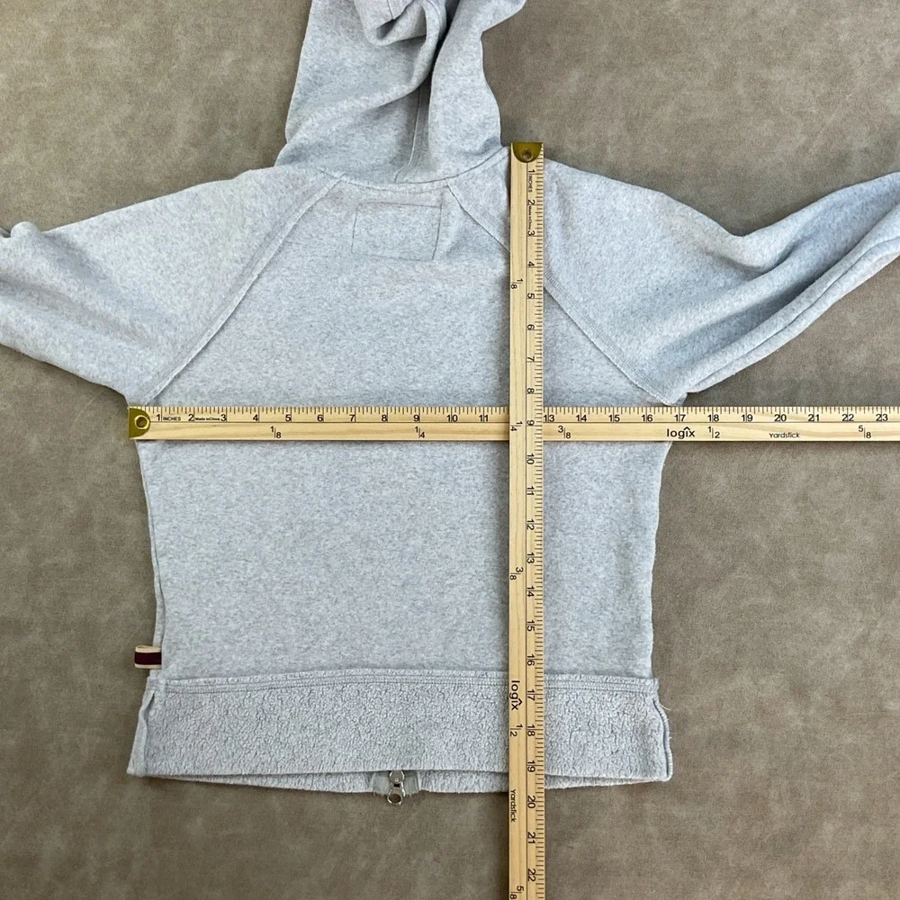 Vintage Nike Hoodie Sweatshirt Girls Sz XS Road Trip State HWY 72 Patch Gray 90s